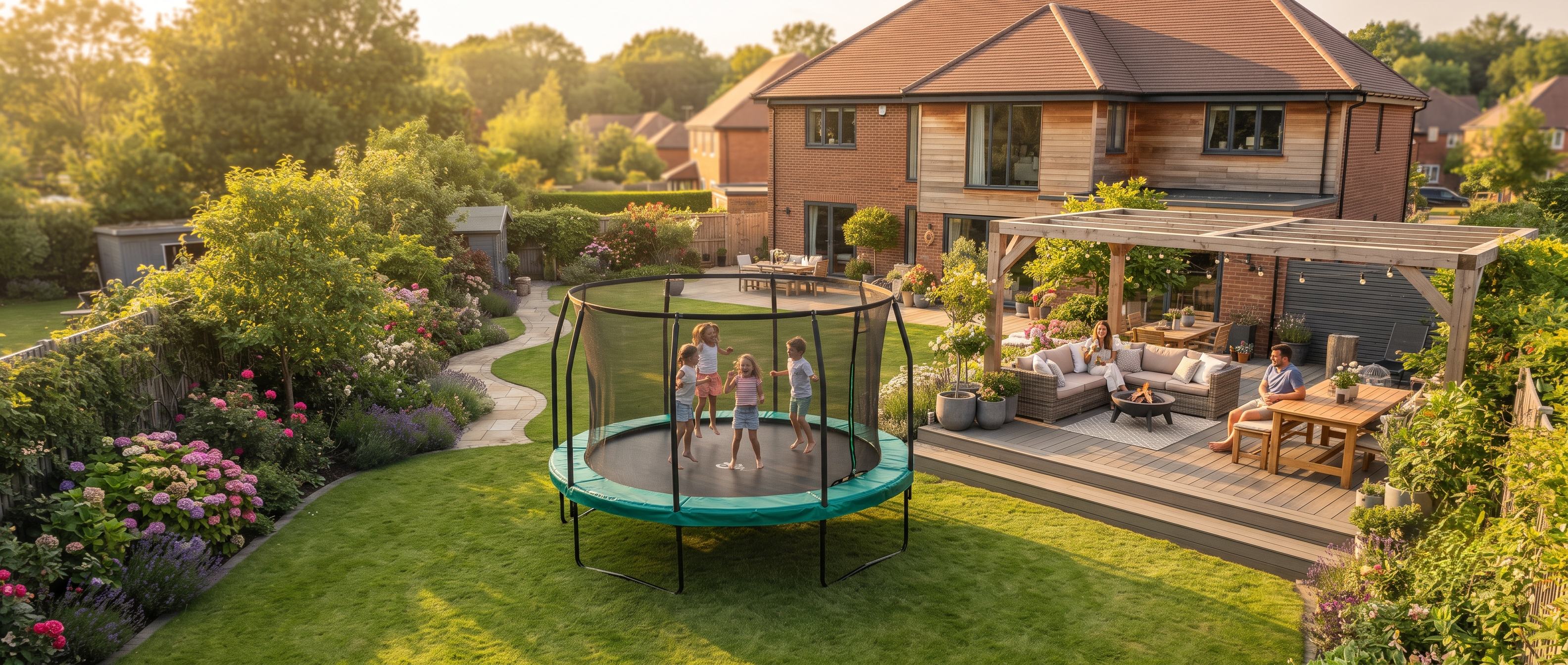 How a Trampoline Skirt Makes Your Backyard Safer, Cleaner, and More Beautiful - Trampo Skirt