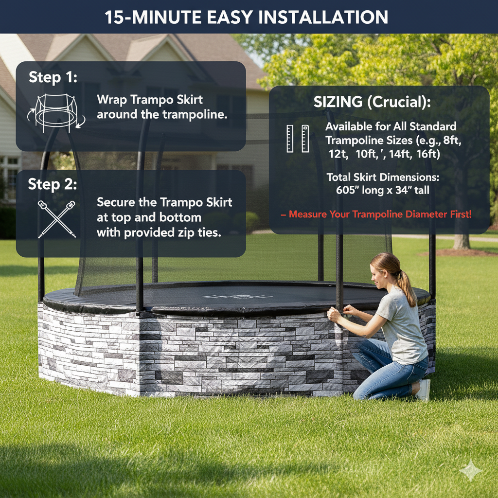 Trampo Skirt 8ft - 16ft